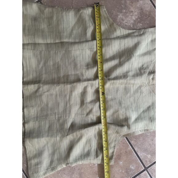 Rena Rowan 16 Vintage Silk Back Button Blouse Top Like Green - Picture 5 of 5